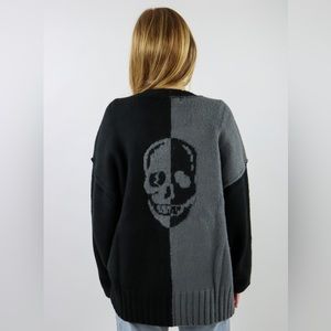 Vintage Havana Sweaters Vintage Havana Skull Sweater Cardigan